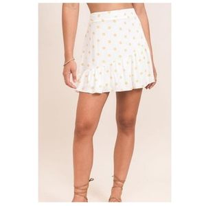 Others Follow Women's Polka Dot Echo Mini Skirt